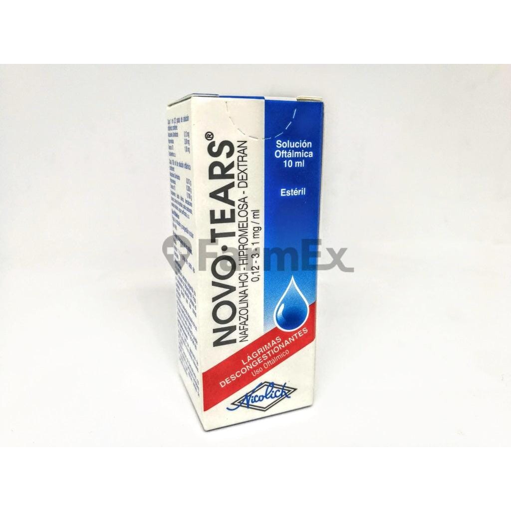 Novo-Tears "Solución Oftálmica" x 10 mL Farmex-BanMedica-Persistente